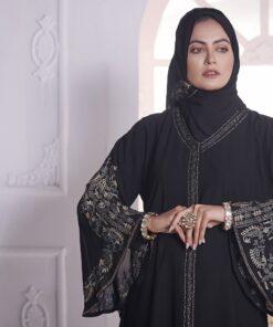 JS 691 Embroidery Abaya